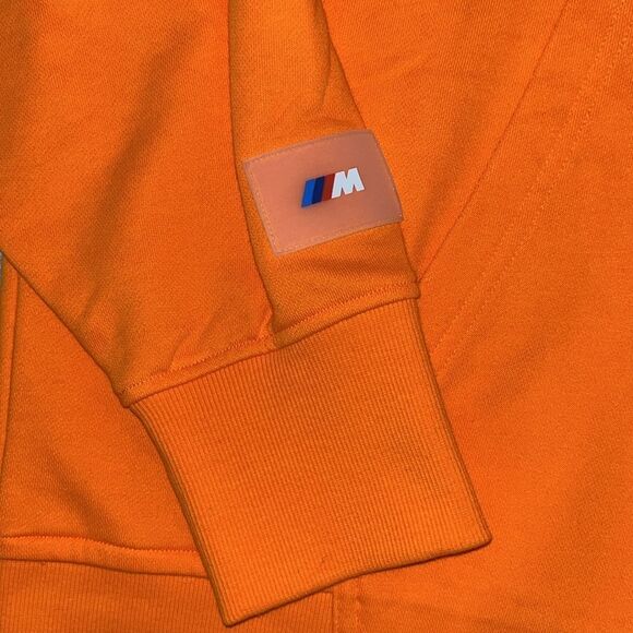New Vibrant Orange Puma BMW Motorsport MMS Street Hoodie Hooded sweatshirt XXL - Picture 4 of 8